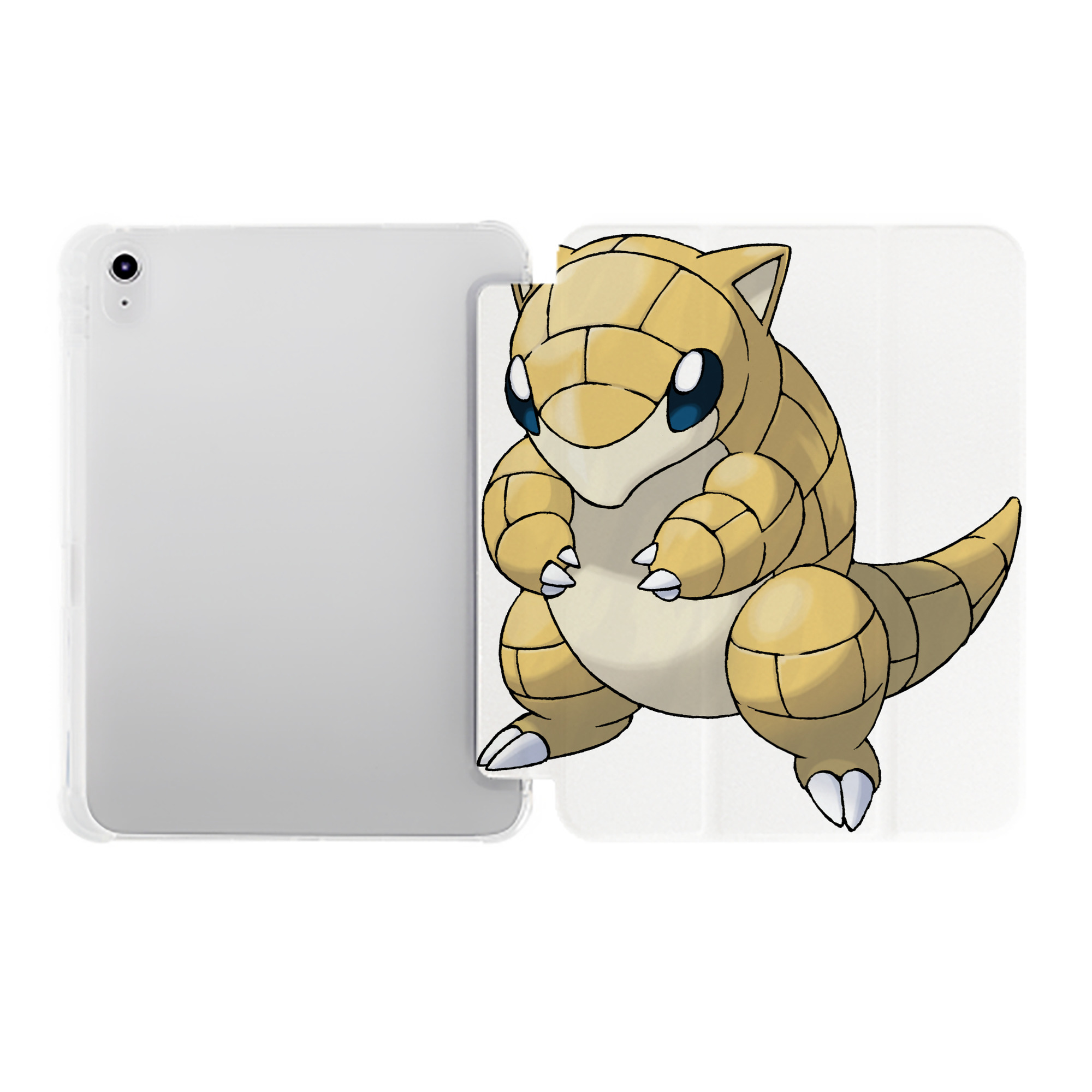 （画像用） ポケットモンスター Pokémon IPad ケース ペン収納付き 三つ折りスタンド PUレザー×シリコン 対応機種9.5/10.5/10.9インチ